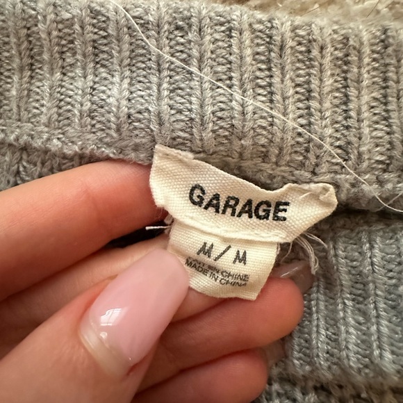 GARAGE GRAY SWEATER - Picture 2 of 2